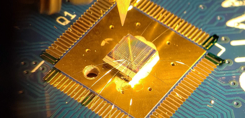 Photo of Quantum Silicon chip